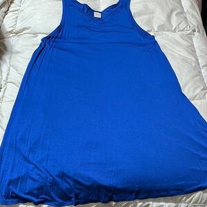 Vibrant Blue Sleeveless Women's Top